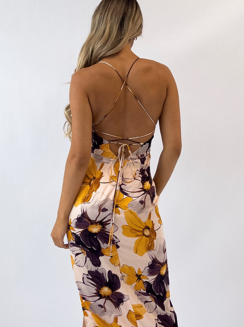 Odette Floral Midi Dress