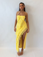 Greta Midi Dress - Yellow