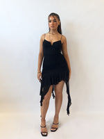 Cassia Midi Dress - Black