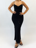 Evangeline Maxi Dress - Black