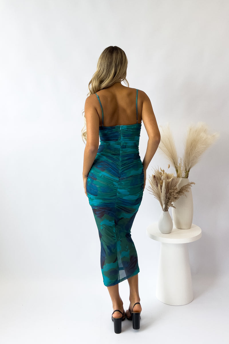 Mia Midi Dress - Green