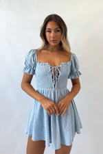 Chloe Mini Dress - Blue