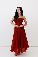 Rochelle Midi Dress - Red