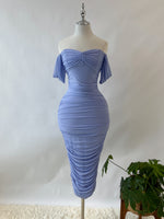 Lilia Midi Dress - Cornflower
