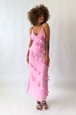 Ella Midi Dress - Pink