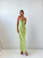 Tiana Midi Dress - Lime