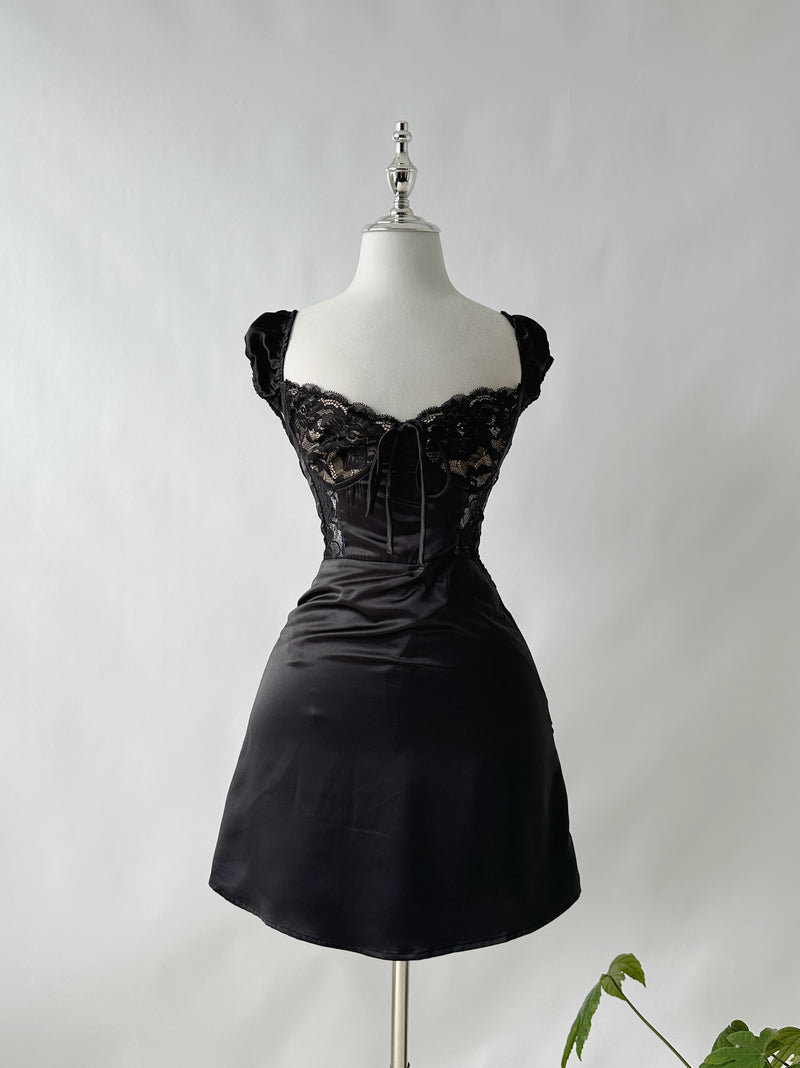 Roux Mini Dress - Black