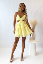 Corey Mini Dress - Yellow