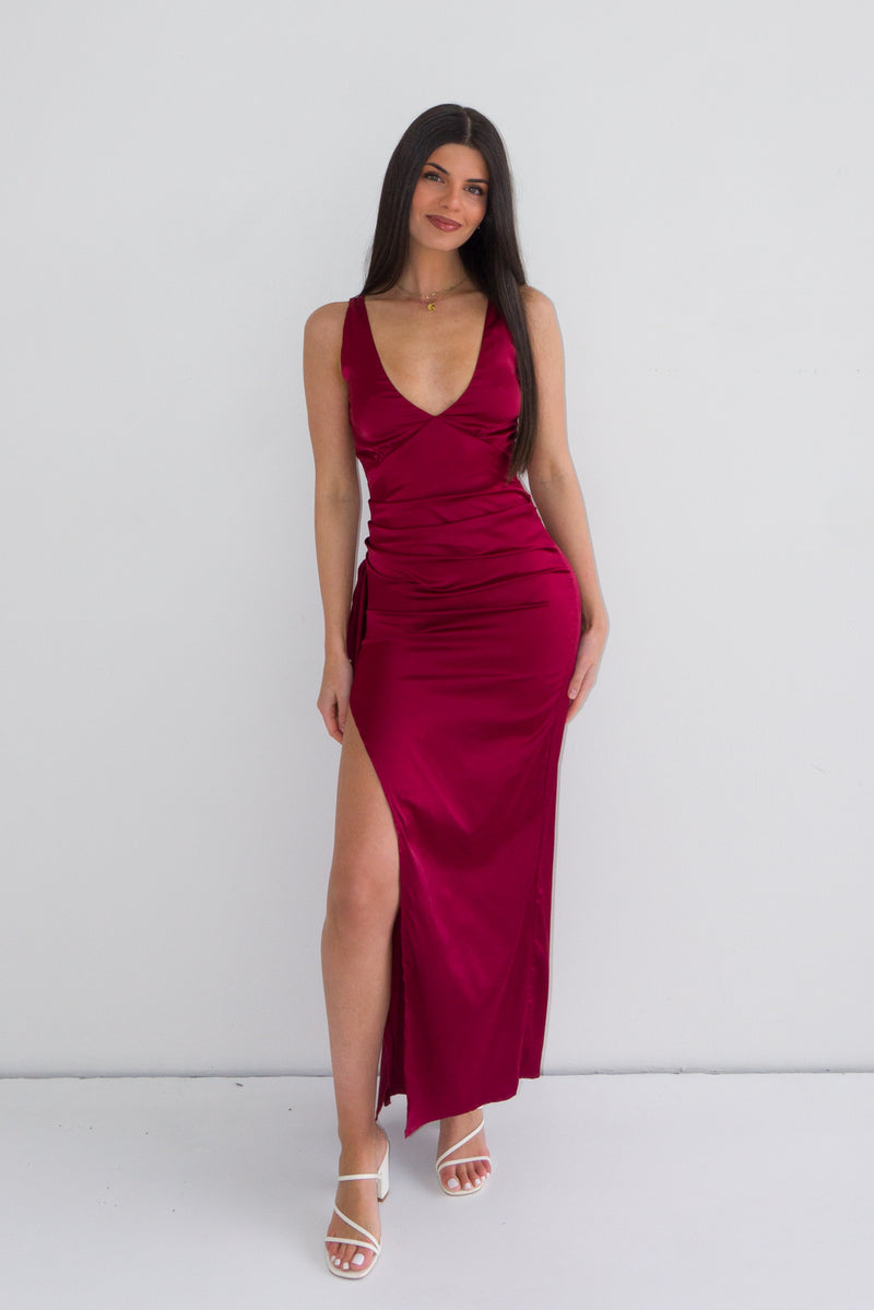 Olivia Maxi Dress - Red