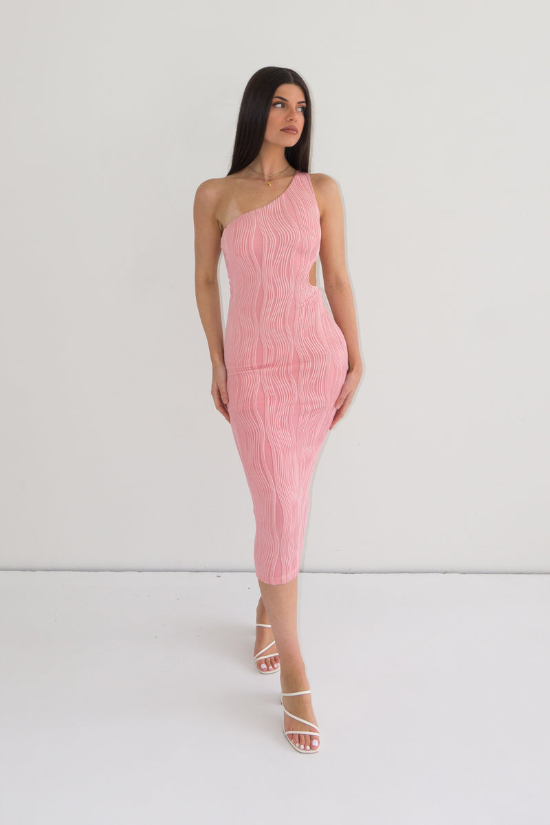 Klara Midi Dress - Pink