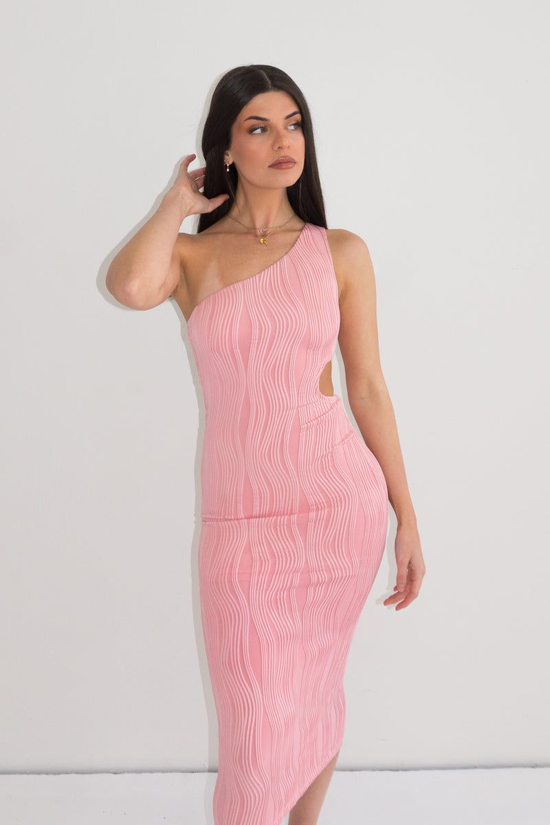 Klara Midi Dress - Pink
