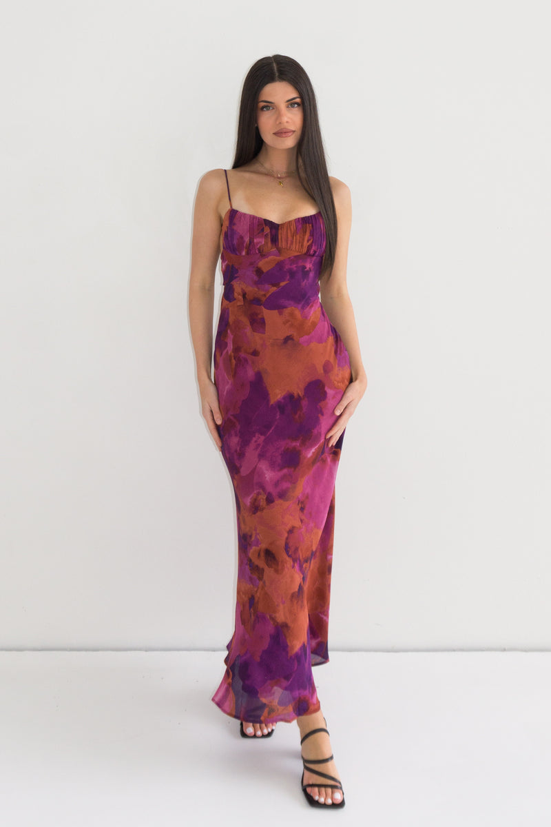 Loren Floral Midi Dress