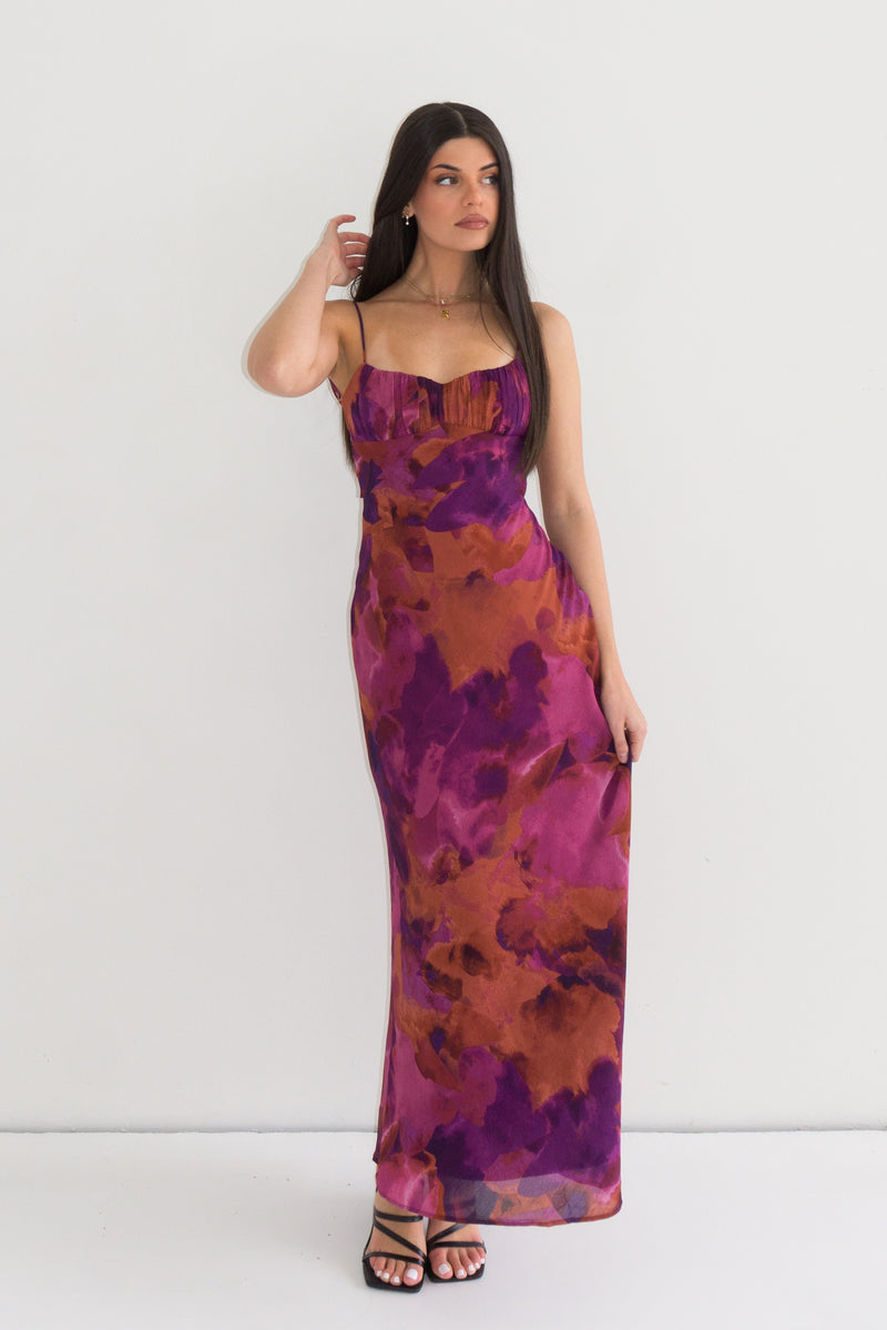 Loren Floral Midi Dress