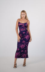 Blossom Maxi Dress - Grape