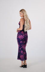 Blossom Maxi Dress - Grape