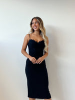 Mateo Midi Dress - Black