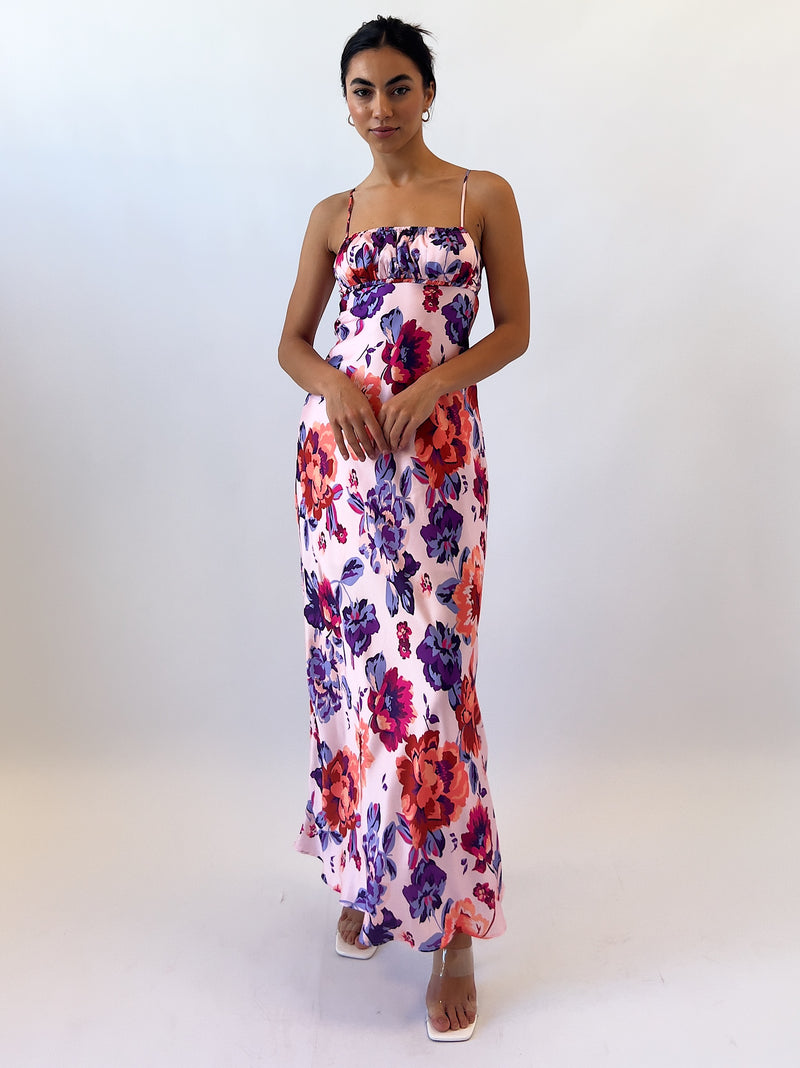 Cora Floral Midi Dress