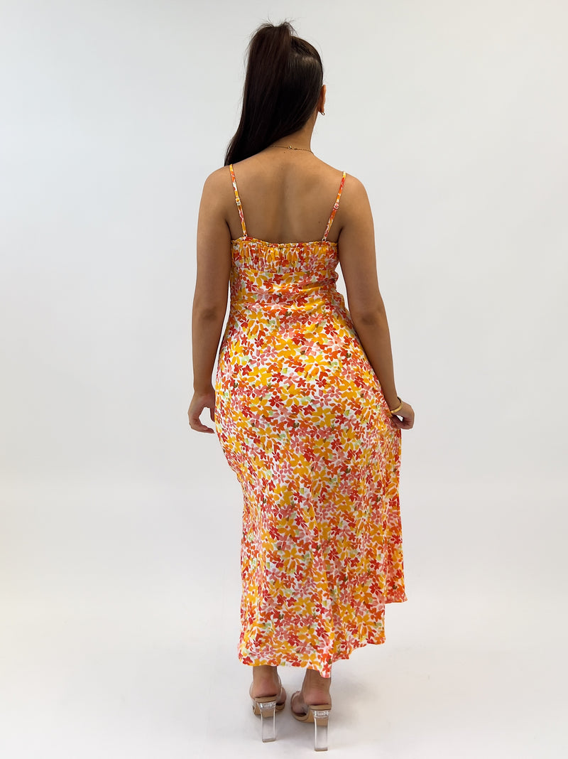 Carmella Floral Midi Dress