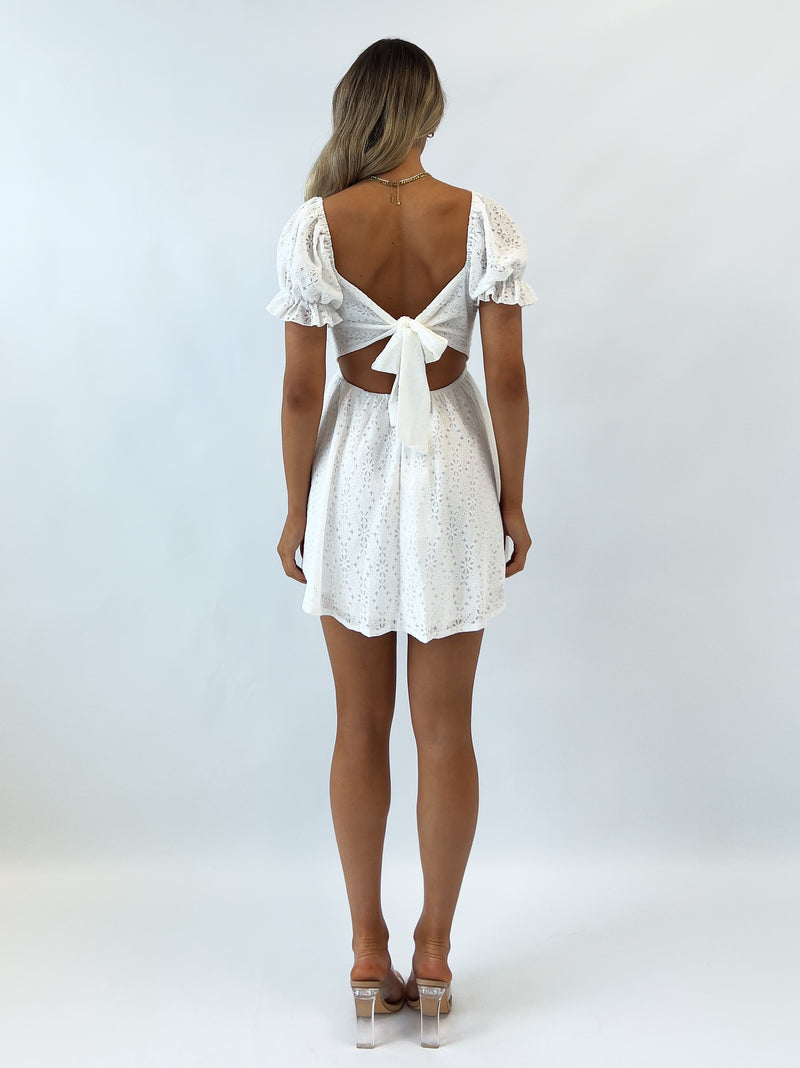 Adalee Mini Dress - White