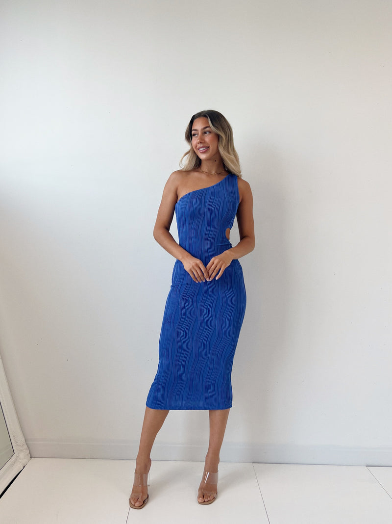 Klara Midi Dress - Blue