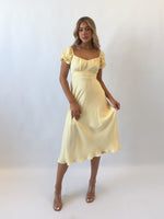 Ellison Midi Dress - Yellow