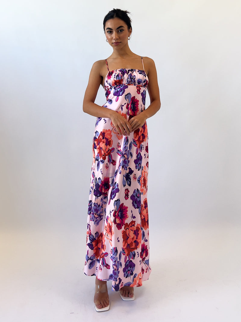 Cora Floral Midi Dress