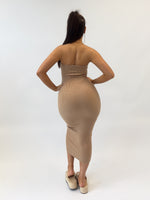 Angelica Midi Dress - Beige