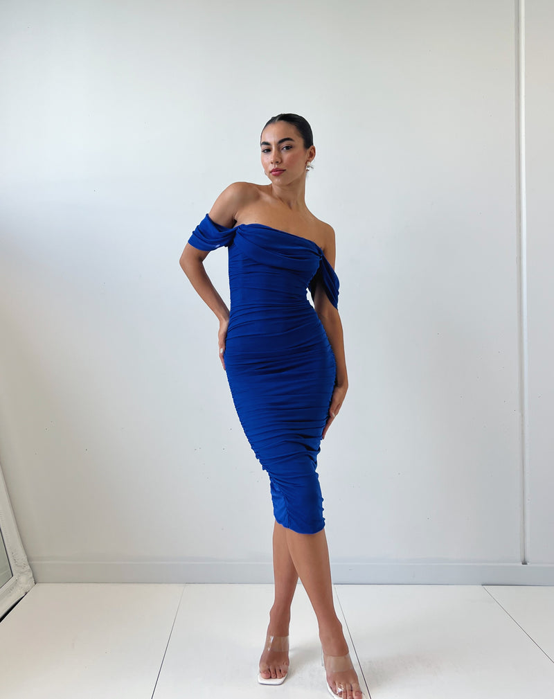 Tilly Midi Dress - Blue