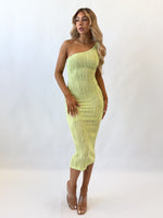 Klara Midi Dress - Lime