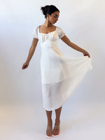 Ellison Midi Dress - White