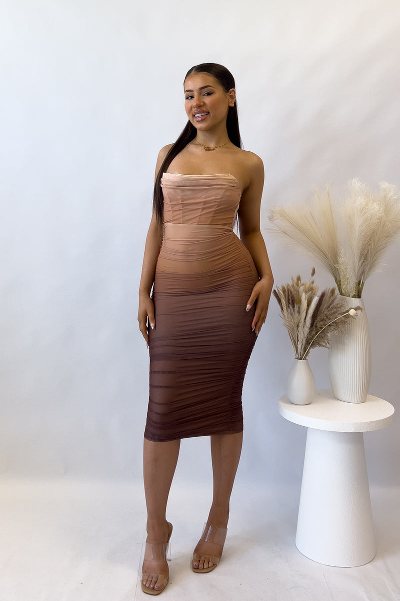 Cappuccino Midi Dress