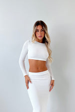 Pascal Crop Top - White