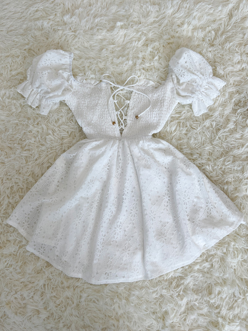 Adalee Mini Dress - White