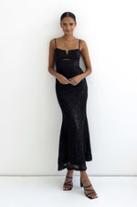 Moxlan Maxi Dress - Black