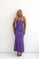 Moxlan Maxi Dress - Purple