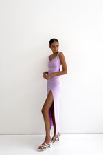 Polly Midi Dress - Purple