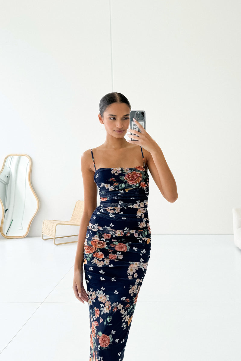 Amanda Floral Midi Dress