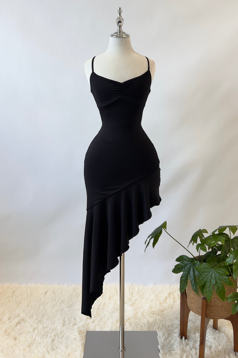 Fleur Midi Dress - Black