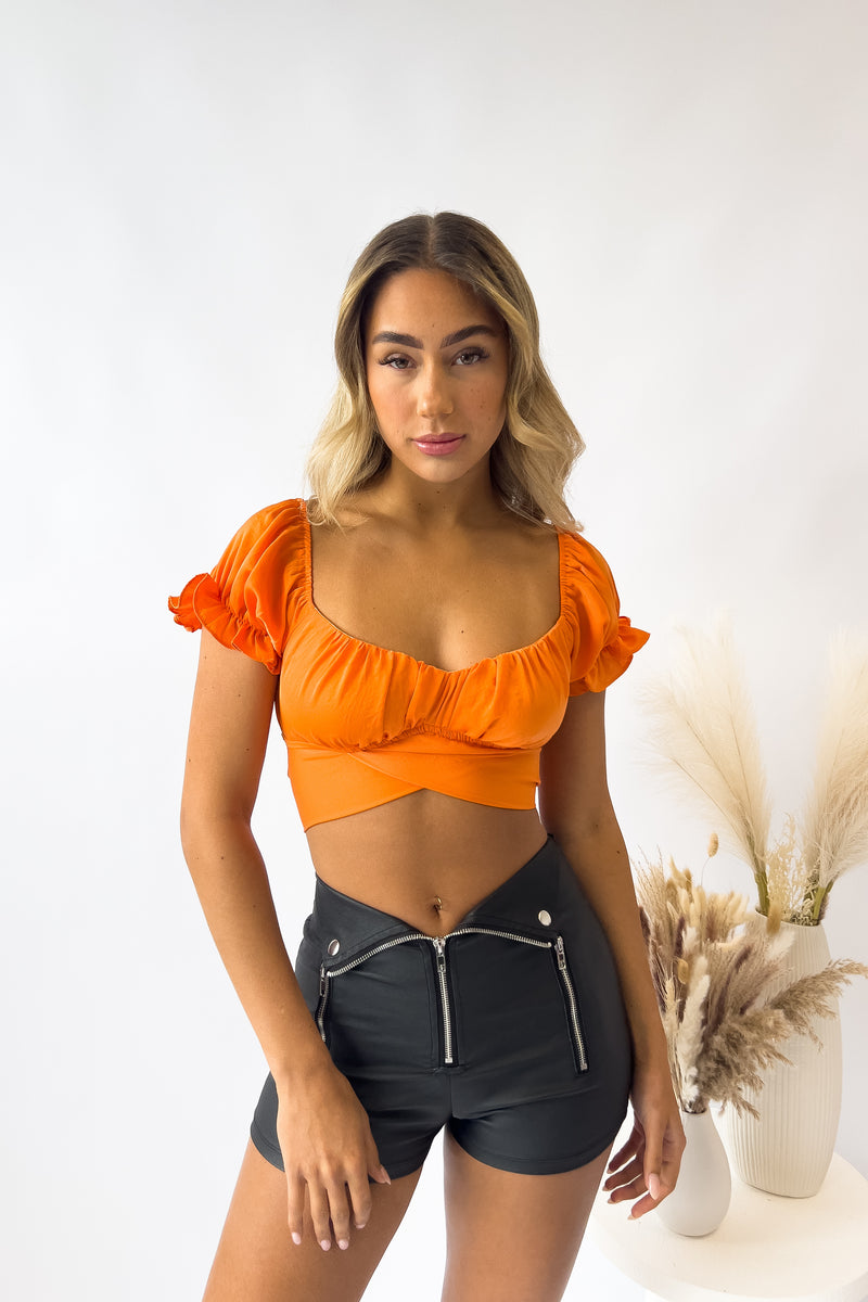 Masie Crop Top - Orange