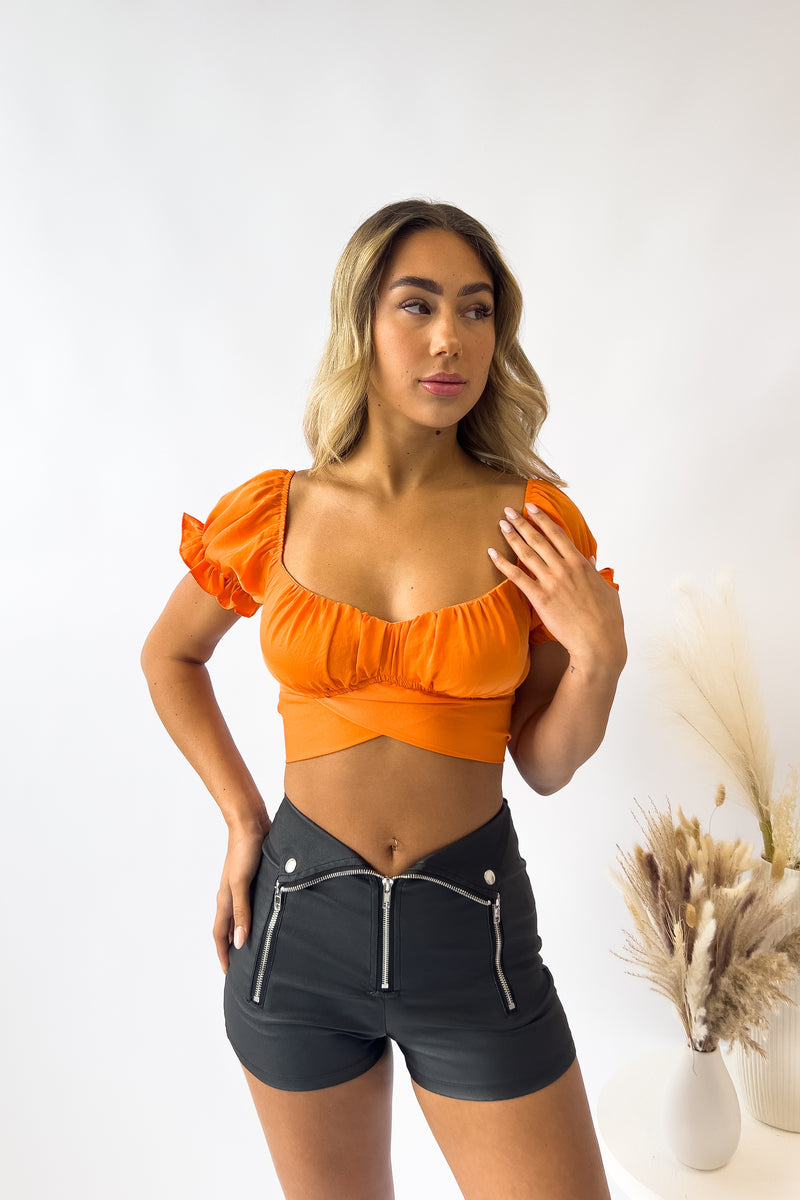 Masie Crop Top - Orange