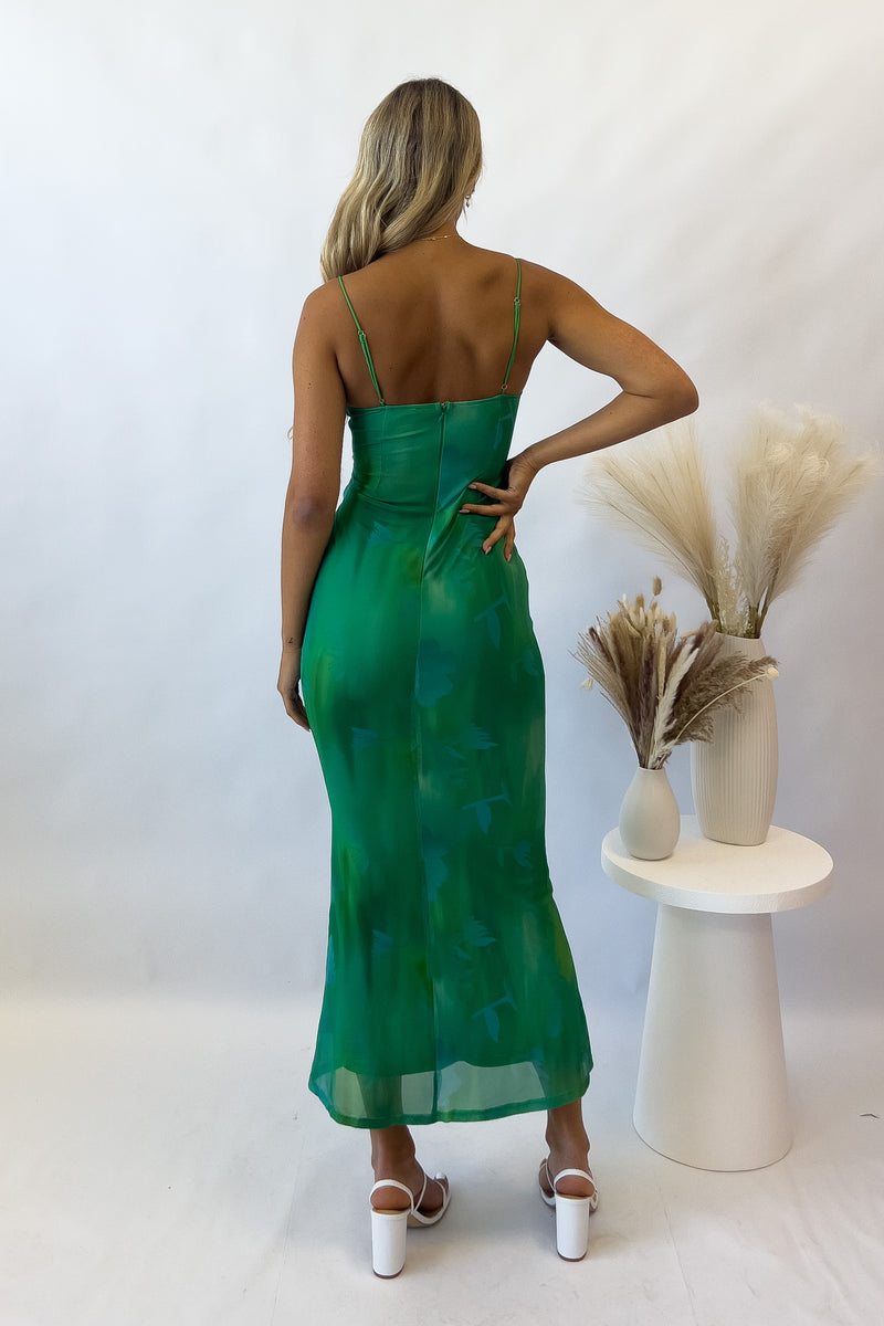 Alessia Maxi Dress - Green