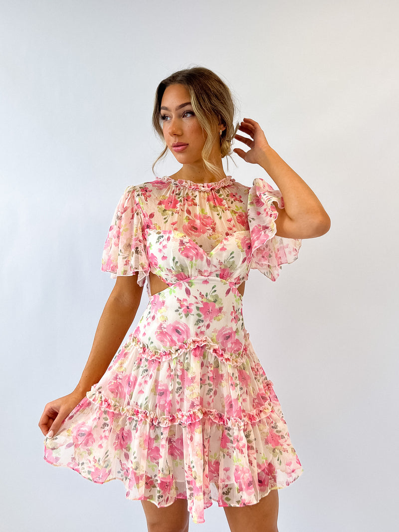 Candace Floral Mini Dress