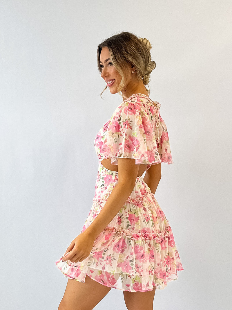 Candace Floral Mini Dress