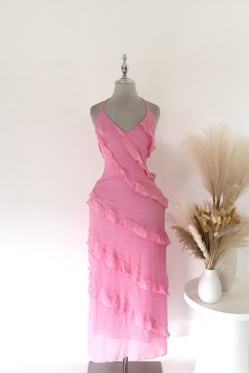 Pink Midi Dress - SAMPLE SALE