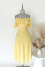 Yellow Midi Dress - SAMPLE SALE