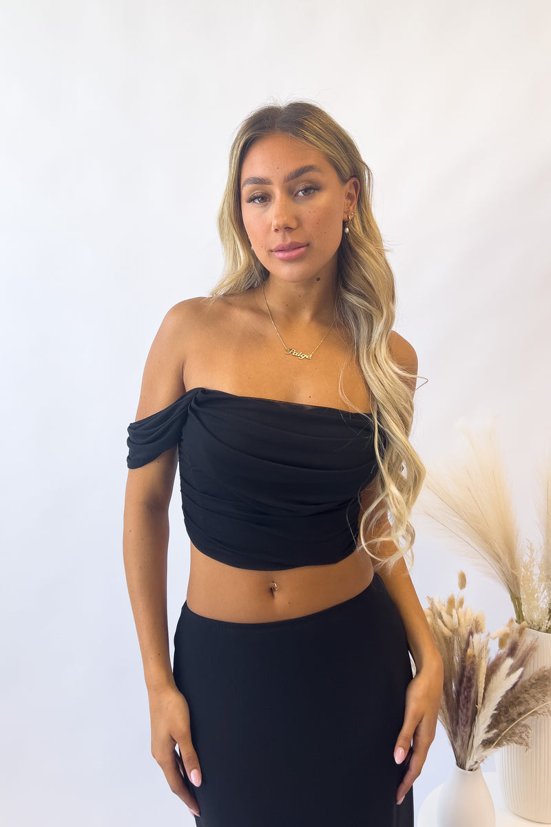 Agatha Two Piece Set - Black