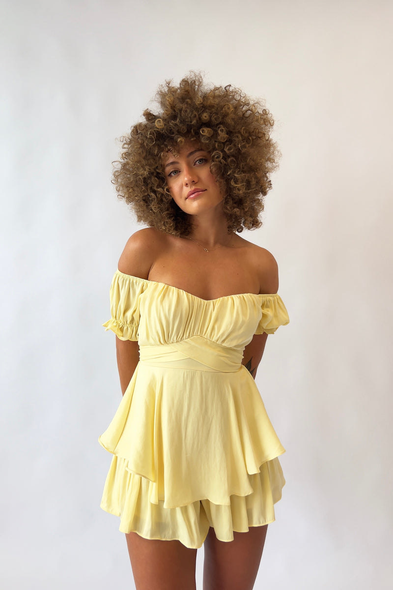 Auffie Playsuit - Yellow