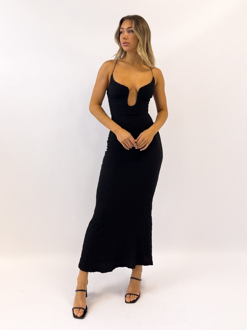Magnificence Maxi Dress - Black