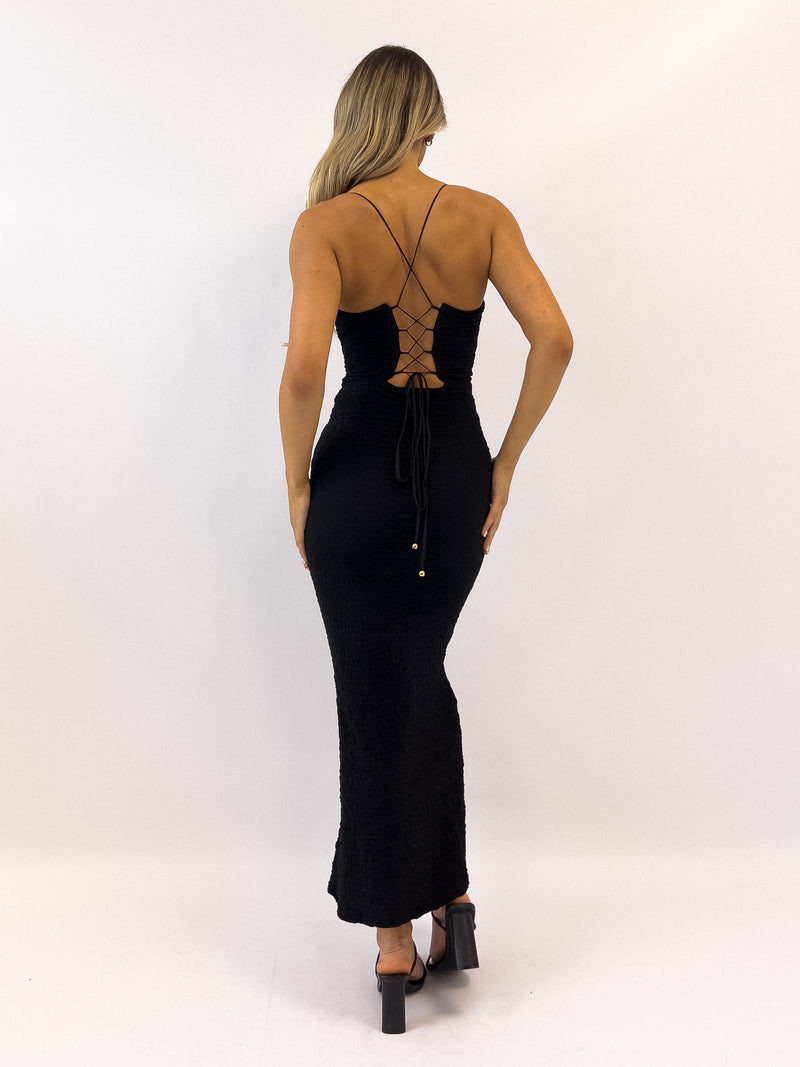 Magnificence Maxi Dress - Black