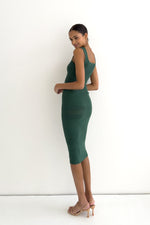 Bada Midi Dress - Green